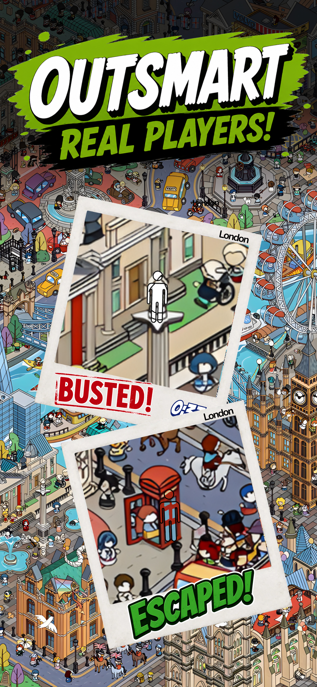 Blend & Seek illustrated city screenshot